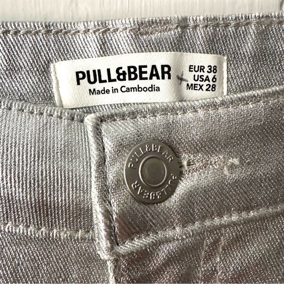 Pull & Bear Silver Jeans - Picture 3 of 4